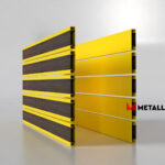 Планкен для забора Printec под дерево 120 mm RAL 1018 – покрытие матовое, толщина 0,45 мм в Барнауле  | фото 3