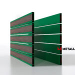 Планкен для забора Printec под дерево 120 mm RAL 6002 – покрытие порошковое, толщина 0,45 мм в Барнауле  | фото 4