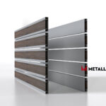 Планкен для забора Printec под дерево 120 mm RAL 7004 – покрытие полиэстер, толщина 0,45 мм в Барнауле  | фото 2