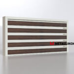 Планкен для забора Printec под дерево 120 mm RAL 9002 – покрытие матовое, толщина 0,45 мм в Барнауле  | фото 3