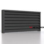 Ламели для забора жалюзи Premium U RAL 7024 – покрытие матовое, толщина 0,45 мм в Барнауле  | фото 4